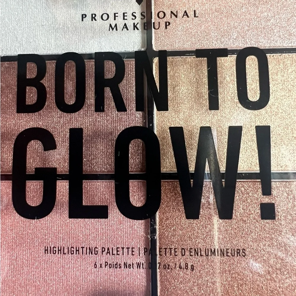 NYX Born to Glow Highlighting Palette 6 Shimmery Pearl Shades